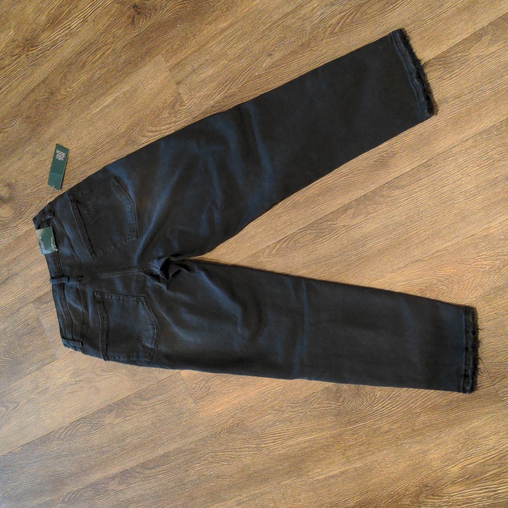Wild Fable Women's Super High-Rise Tapered Black Jeans - Size 2/27" - Picture 6 of 6